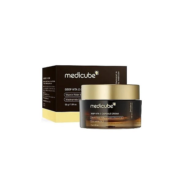 Creme Hidratante Facial Medicube Deep Vita C Capsule Cream de 55 G