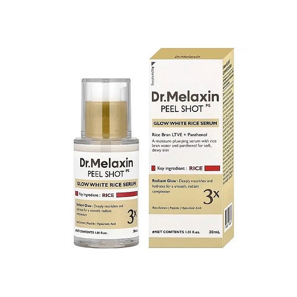 Sérum Facial Dr. Melaxin Peel Shot Glow White Rice de 30ML