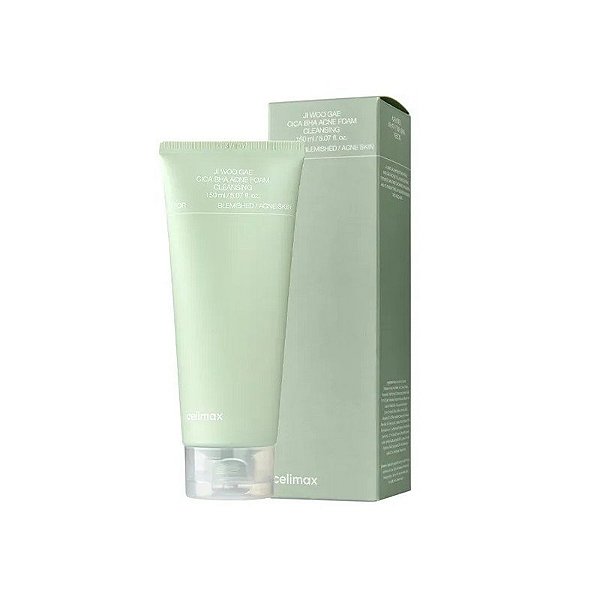 Limpador Facial Celimax Ji Woo Gae Cica BHA Espuma de Limpeza para Acne de 150ML