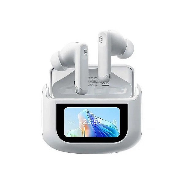 Fone de ouvido sem fio Blackview Airbuds 12 com ANC - Branco Crescente