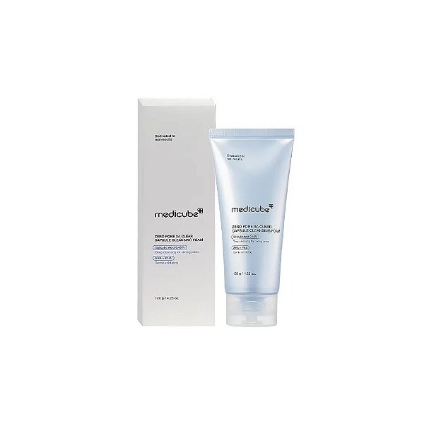 Limpeza Facial em Espuma Medicube Zero Pore Sa Clear Cápsula 120 G