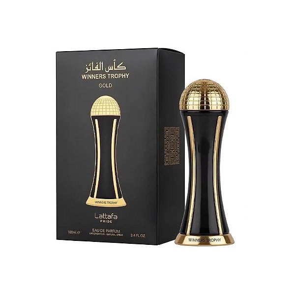Perfume Unissex Lattafa Pride Winners Trophy Gold Edp 100ML-Desodorante Colônia