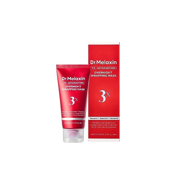 Máscara Facial DR.Melaxin TX-Astaxanthin Overnight Wrapping de 80ML