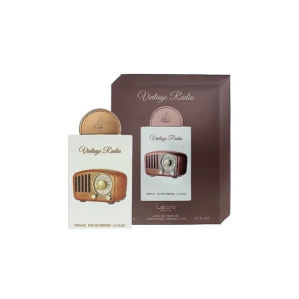 Perfume Unissex Lattafa Vintage Radio Eau de Parfum 100 ML