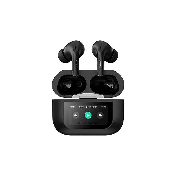 Fone de Ouvido Sem Fio Aiwa Awtwsgprob com Cancelamento de Ruído - Preto
