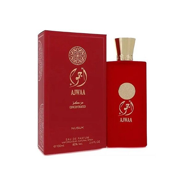 Perfume Unissex Nusuk Ajwaa Red Edp 100ML