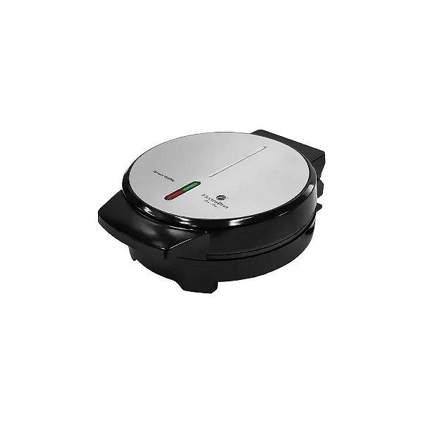 Máquina de Waffles Electrobras EBWF-01 1000 Watts 220-240 V ~ 50/60 Hz - Preta/Prata