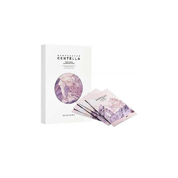 Máscara Facial SKIN1004 Madagascar Centella Poremizing Clarifying Mask - 5 Unidades