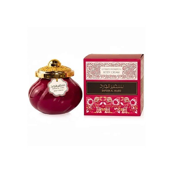 Creme Corporal Hidratante Lattafa Safeer Al Ward 450 G