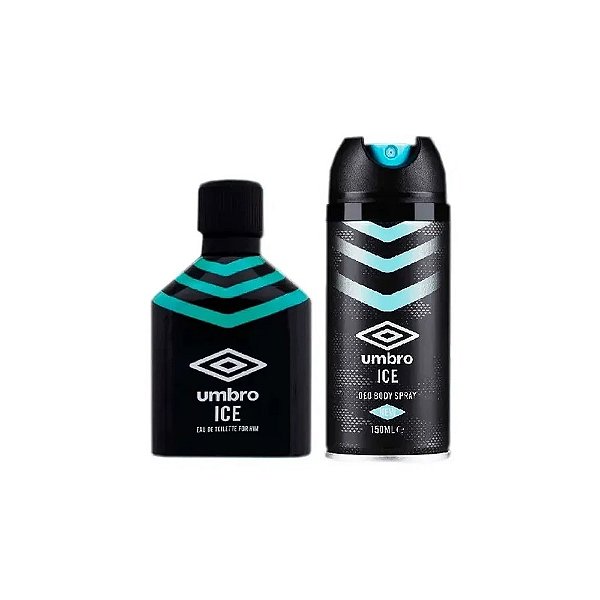Kit Perfume Masculino Umbro Ice Edt 100 ML + Desodorante