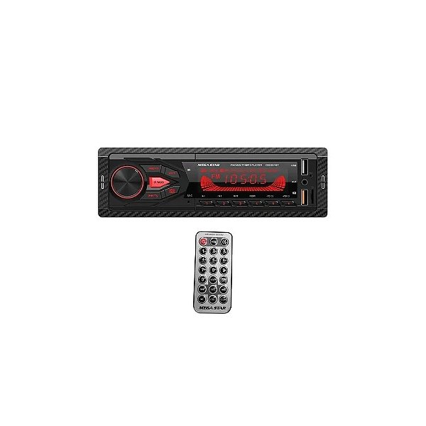 Rádio Toca Discos Megastar CDX261BT 4 de 65 Watts com Bluetooth/USB - Preto