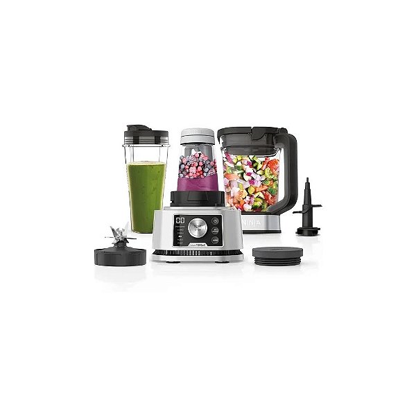 Liquidificador Ninja Foodi Power Nutri CB350EU 3 em 1 1200 W 220V - Preto/Prata