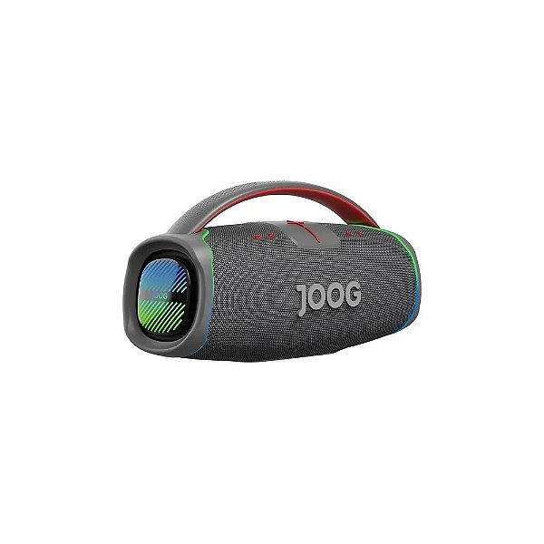 Caixa de Som Portátil Joog Pair X 200 W Bluetooth - Cinza/Preto + 1 Microfone