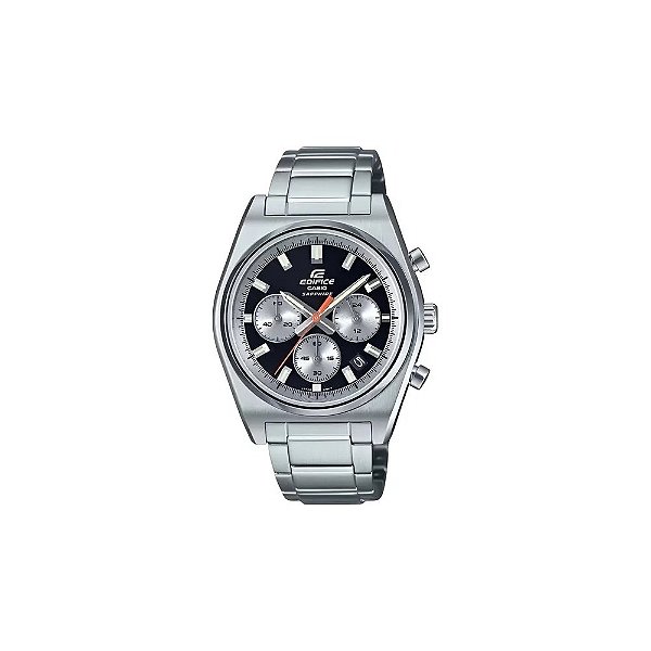 Relógio Casio Edifice Standard Chronograph EFB-730D-1AVUDF Analógico Masculino - Prata/Preto