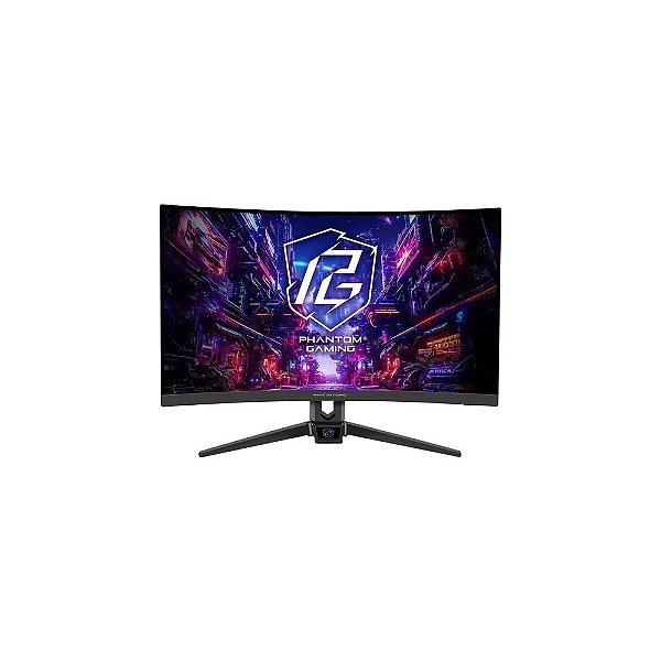 Monitor Gamer Curvo Asrock Phantom Gaming PG27FRS1A 27" Va Full HD 280 Hz / 1 ms - Preto