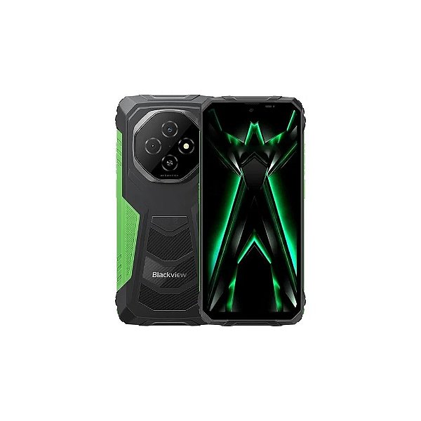 Telefone Blackview Fort 1 256 GB - Preto/Verde