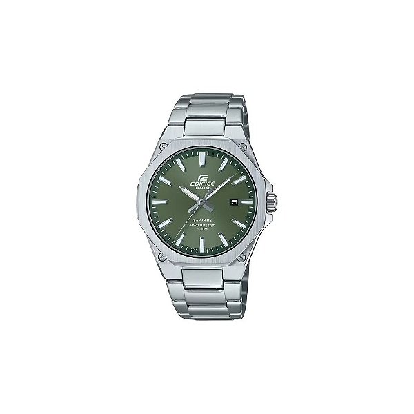 Relógio Casio Edifice EFR-S108D-3AVUDF Analógico Masculino - Prata/Verde