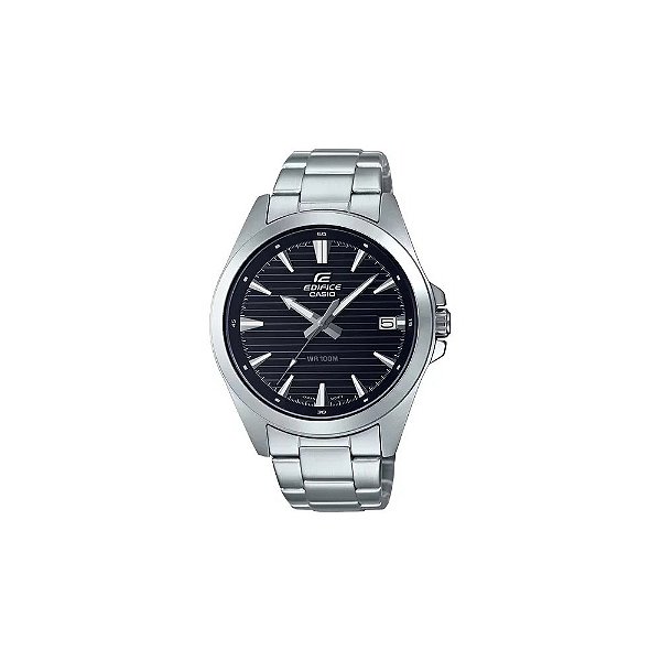 Relógio Casio Edifice EFV-140D-1AVUDF Analógico Masculino Prata/Preto