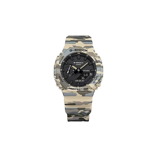 Relógio Casio G-Shock GA-2100CM-5ADR Analógico/Digital Unissex Camuflado