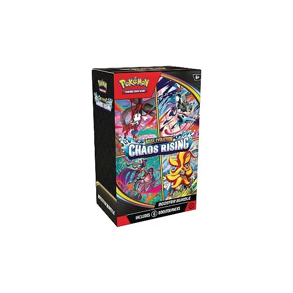 Pacote de Reforço Caos Crescente Mega Evolução de Cartas Pokémon