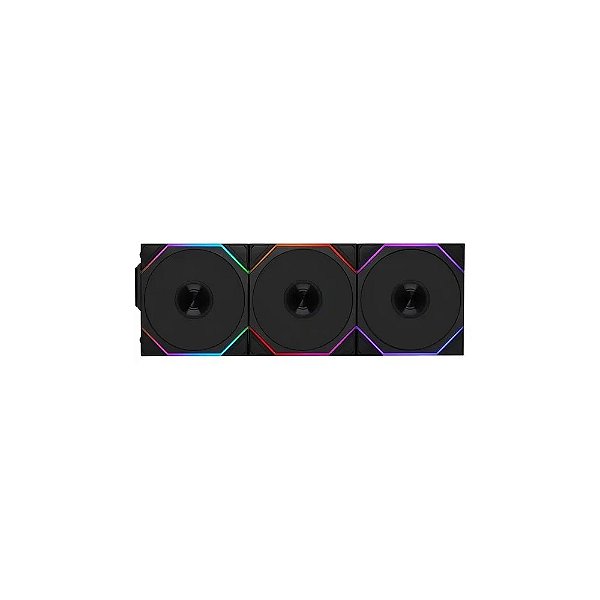 Kit Ventilador Lian Li Uni Fan TL Wireless Reverse 120 MM PWM - Preto