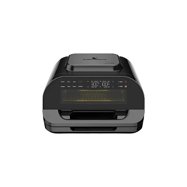 Fritadeira e Grelha Elétrica Electrobras Nutrimax EBGAF-11 7 Em 1 220V - Preto/Prata 11L