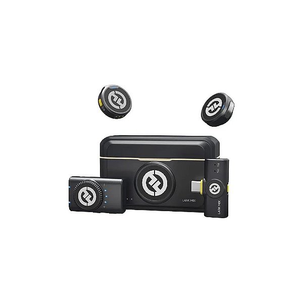 Microfone Sem Fio Hollyland Lark M2 Mini Combo - Preto