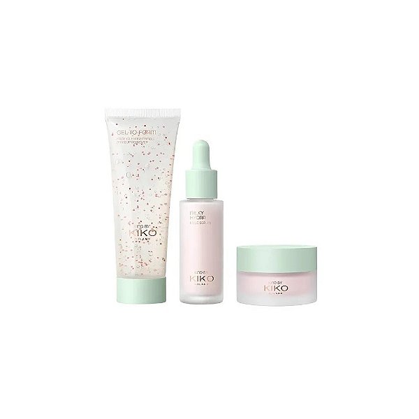 Kit de Cuidados Faciais Kiko Milano Kind By Kiko - 3 Peças
