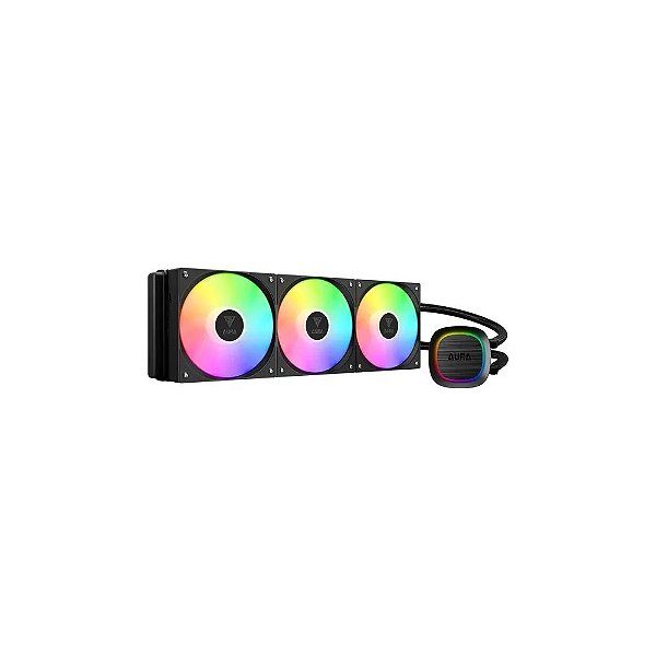 Cooler Líquido Gamdias Aura GL360 V2 Argb 360 MM PWM para CPU - Preto