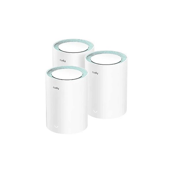 Roteador Cudy M1300 AC1200 Wi-Fi Roaming - 3 Unidades Branco