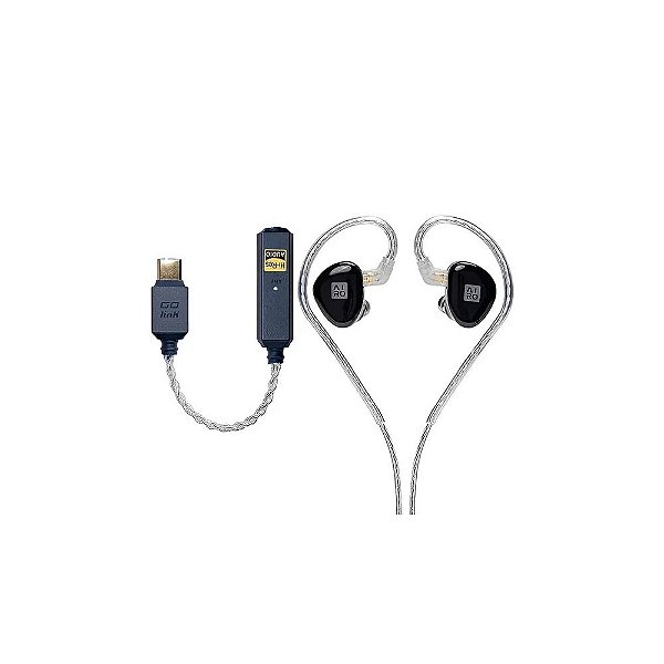 Kit do Adaptador Ifi Audio Go Link 2 USB-C para 3,5 mm + Fone de Ouvido Airo Astra 3,5 mm