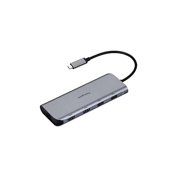 Hub Adaptador 6 Em 1 Targus DOCK427GL-90 - Prata