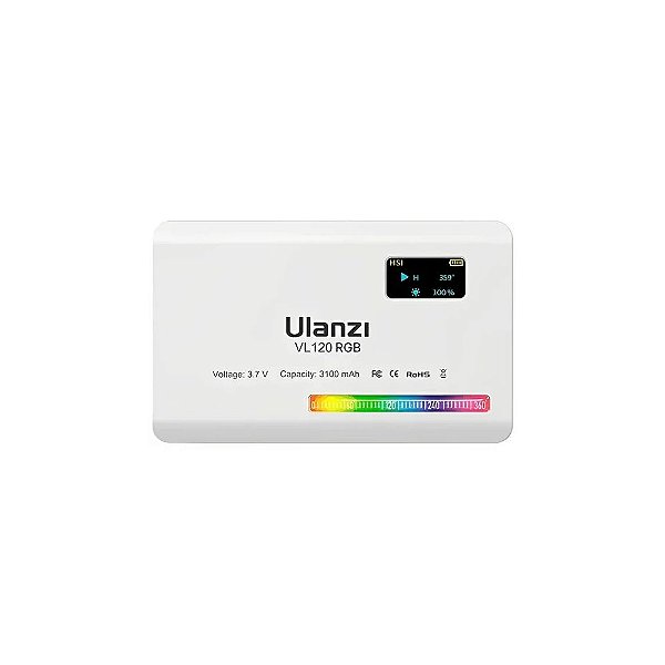 Memória USB Ulanzi VL-120 RGB - Branco