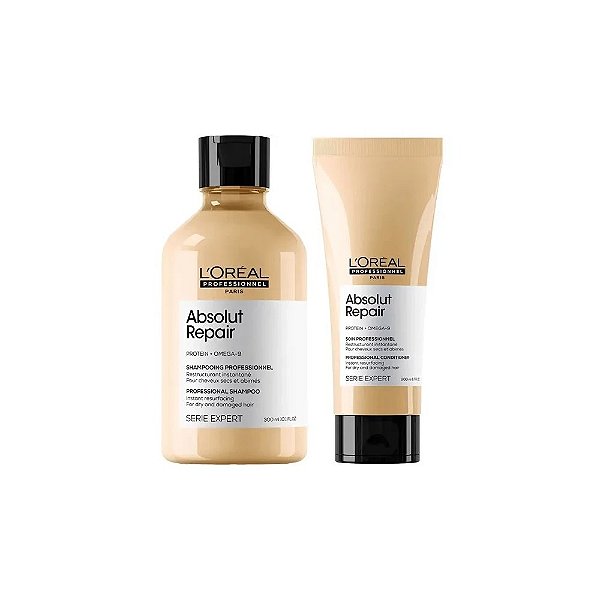 Kit L'Oréal Paris Absolut Repair Shampoo 300ML + Condicionador 200ML
