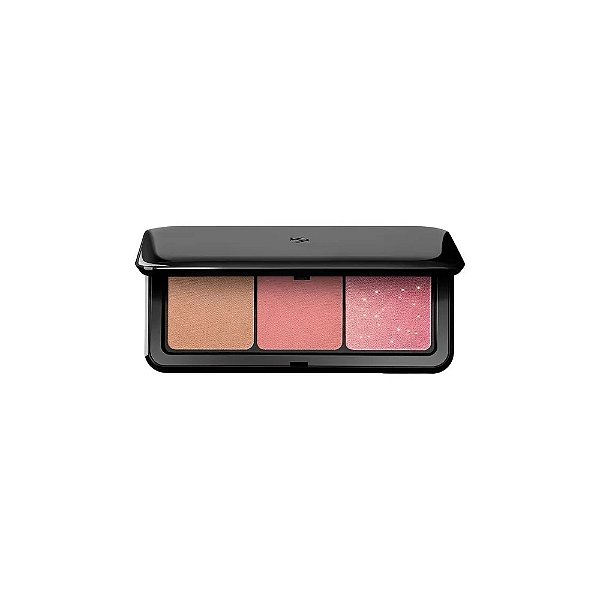 Paleta de Blush Kiko Milano Multi Finish Trio Blush & Bronze - 02 Malva