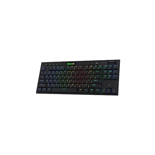 Teclado Mecânico Sem Fio Redragon Horus TKL K621-RGB Pro - Preto
