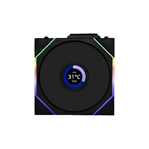 Ventilador Lian Li Uni Fan TL LCD Wireless 120 MM PWM - Preto