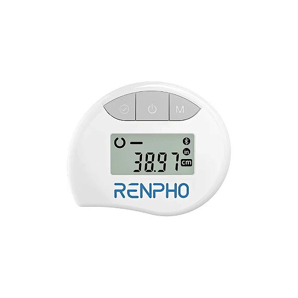 Fita Métrica Corporal Inteligente Renpho RF-BMF01 Bluetooth - Branco