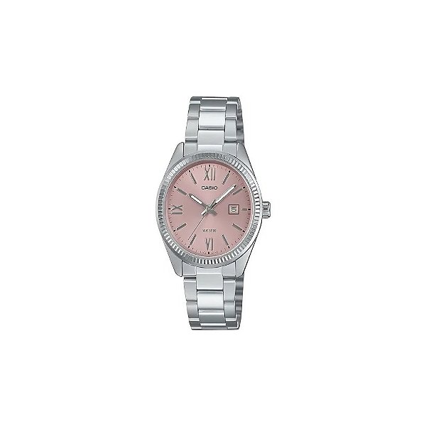 Relógio Casio LTP-1302DD-4A1VDF Analógico Feminino - Prata/Rosa Dourado