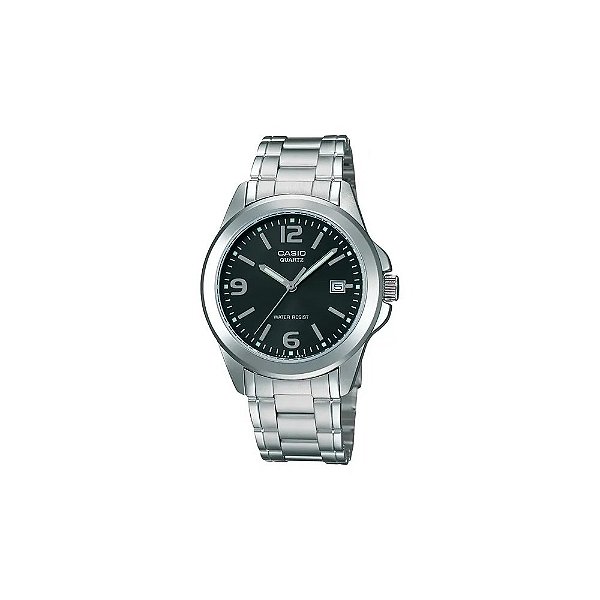 Relógio Casio MTP-1215A-1ADF Analógico Masculino - Prata/Preto