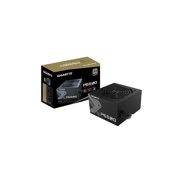 Fonte de Alimentação Gigabyte GP-P650G 650 W 80 Plus Gold - Preto