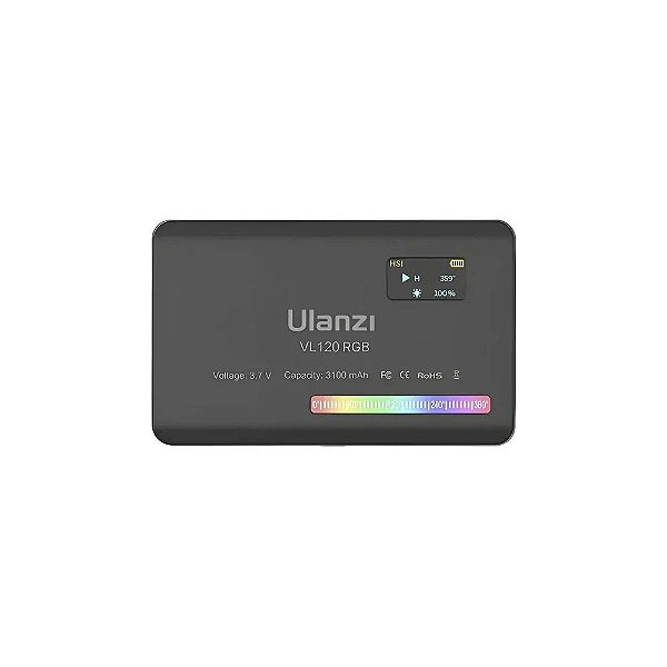 Luz LED Ulanzi VL-120 RGB - Preta