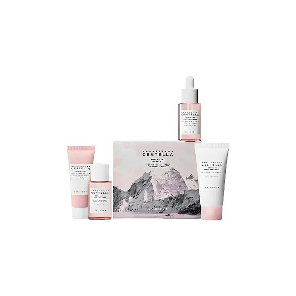 Kit de Cuidados Faciais para Viagem SKIN1004 Madagascar Centella Poremizing - 4 Peças