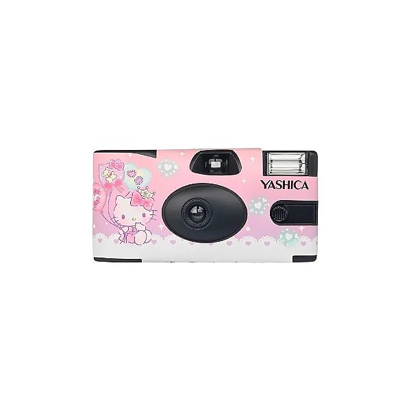 Câmera Descartável Yashica de Uso Único Hello Kitty Jewel Land