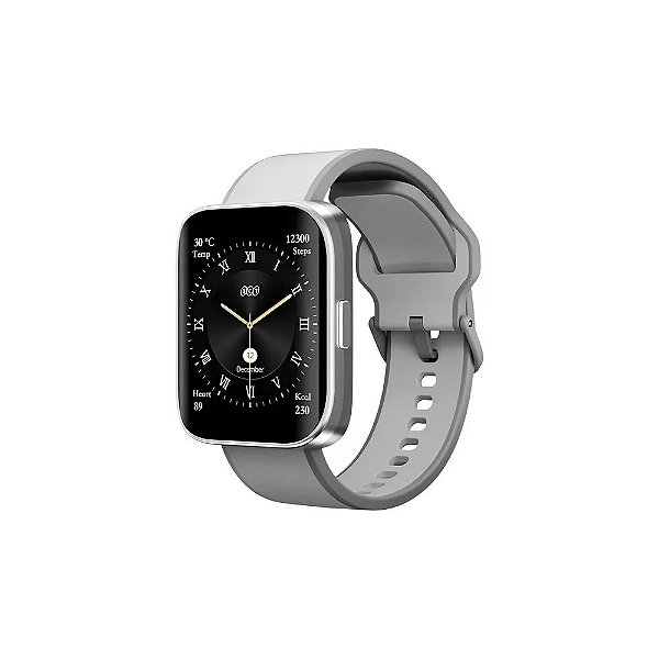 Relógio Smartwatch QCY Urban GS WA24S9A - Prata/Cinza
