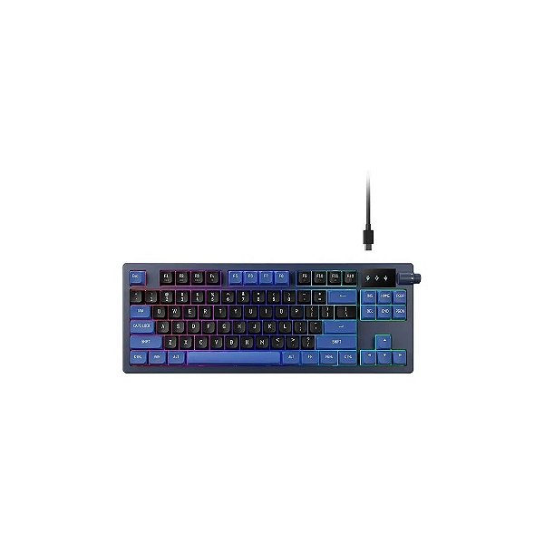 Teclado Gamer Gamdias RGB 75% Mecânico Magnético (Hall Effect) RGB