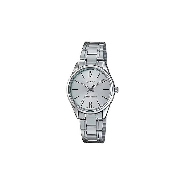 Relógio Casio LTP-V005D-7BUDF Analógico Feminino - Prata/Prata
