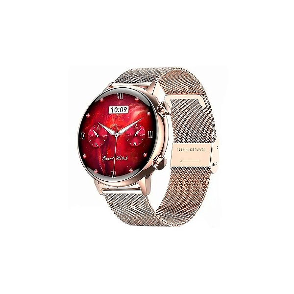 Relógio Smartwatch G-Tide Lady Time Romance - Ouro Rosa