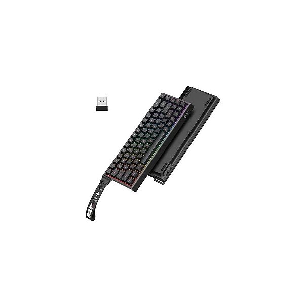 Teclado Gamer Onikuma MT603 60% Mecânico RGB Preto