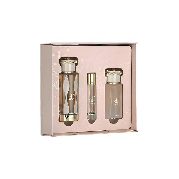 Kit Perfume Lattafa Teriaq Intense Edp - Feminino 3 Peças